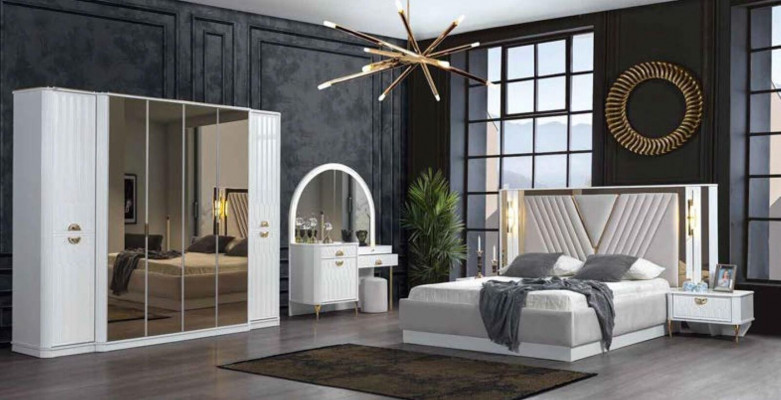 Nuetsdësch Design Konsole Bäistell Schlofzëmmer Holz Luxus Konsolen
