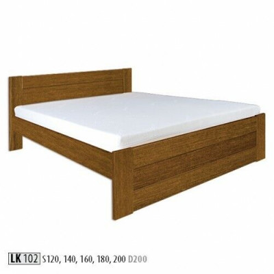 Holzbett Echt Holz Bett Biedem Hotel 200x200 Stil Massiv Miwwelen Schlofzëmmer