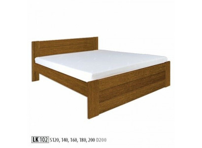 Holzbett Echt Holz Bett Biedem Hotel 200x200 Stil Massiv Miwwelen Schlofzëmmer