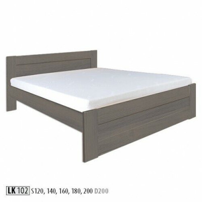 Holzbett Echt Holz Bett Biedem Hotel 200x200 Stil Massiv Miwwelen Schlofzëmmer