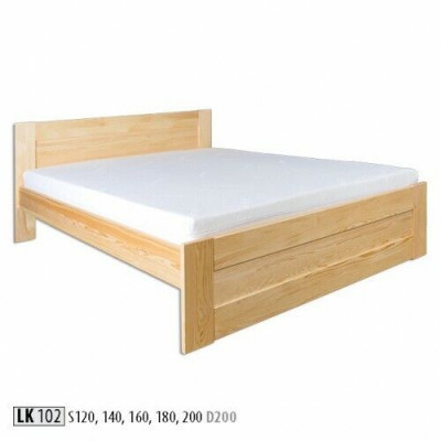 Holzbett Echt Holz Bett Biedem Hotel 200x200 Stil Massiv Miwwelen Schlofzëmmer
