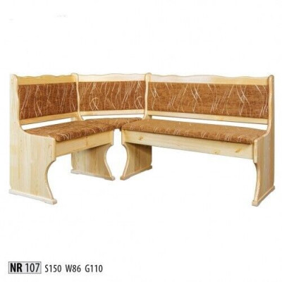 Eckbänk Massiv Holzbänk Kichen Iessberäich Ecksëtz Massivholz Holz Miwwele Nei