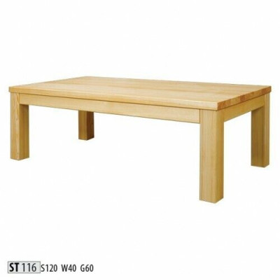 Couchtisch Holzdësch Massivholz Couchtischen Dëschplack Säitendësch Dësch 120x60