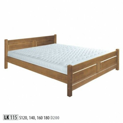 Better aus Holz, Bett aus echtem Holz, Schlofzëmmer, Hotelstil, massiiv Miwwelen.