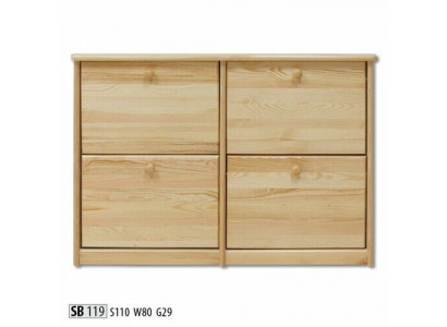 Schongestell 4-Fach Kommode Massivholz Massiv Miwwel Schongestell Schongestell Regal