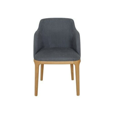 Stull Lehnstull Polster Stull Lounge Massiv Holz Textil Holz Sëtz Lieder Nei