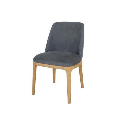 Designstull, Lehnstull, Polsterstill, Lounge Massivholz Textil Holz Sessel Nei