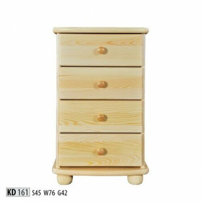 Holz Kommode Vollholz Miwwelen Kommoden Massivholz Massiv Regal Schaf Nei