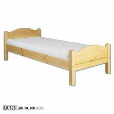 Eenelbett Jugendbett Kieferbett Kiefer Massivholz Holzbett 100x200 Handaarbecht Neie