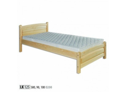 Massivholzbett Kiefer Holz Bettgestell 100x200 Vollholz Gästebett Handaarbecht Nei