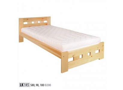 Eenzelbett Jugendbett Kiischtebett Kiischte Massivholz Holzbett 100x200 Handaarbecht