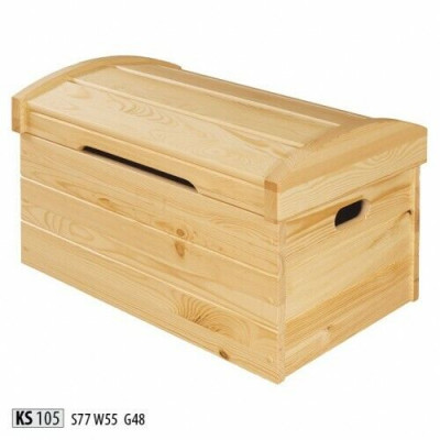 Deko Këscht Massivholz Miwwelen Holz Miwwelen Handaarbecht Këscht Trou Geschirholz 77x48cm