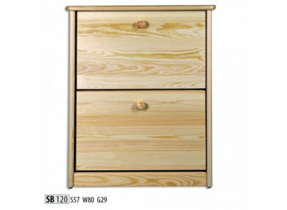 Schongeschaf 4-fach Kommode Massivholz Miwwelen Schongkipper Regal