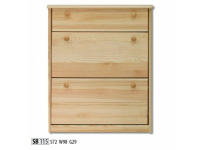 Schongkëscht aus echtem Holz handgemaachte Schongkipper Schongkëscht mat 3 Schief.