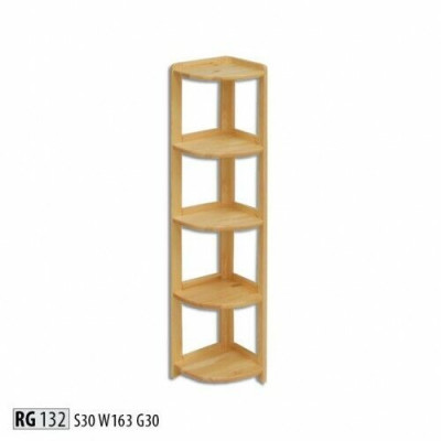 Eckregal Bicherregal Wunnzëmmer Mauer Regal Echt Holz Regaler Eckregaler Büro Neit