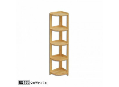 Eckregal Bicherregal Wunnzëmmer Mauer Regal Echt Holz Regaler Eckregaler Büro Nei