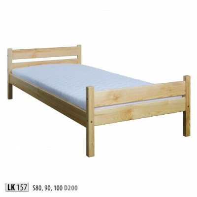 Bett Eenzelbett Kiischtebett Kiischte Massivholz Holzbetter 100x200 Bettegestell Holz