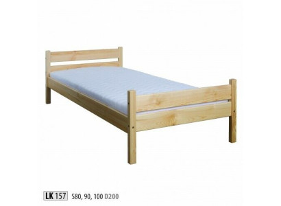 Bett Eenzelbett Kiischtebett Kiischte Massivholz Holzbetter 100x200 Bettegestell Holz