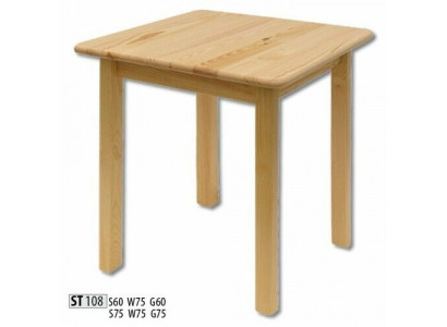 Iessdësch Holz Dëscher Wunn- An Iesszëmmer 75x75 Massivholz Iessdëscher Echt Holz Dësch