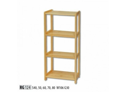 Bicherregal Standregal Regal Schaf Aufbewahrung Nei Holz Miwwelen Handaarbecht