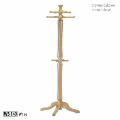 Garderobeständer Holz Kleederstänner Garderob Unhanger 186cm Modern Stänner