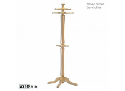 Garderobeständer Holz Kleederstänner Garderob Unhanger 186cm Modern Stänner