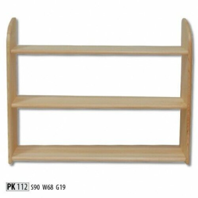 Mauerregal Regal Bicherregal Bicherregal Wunnzëmmer Mauer Regal Echt Holz