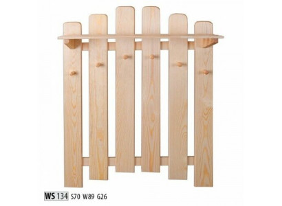 Garderob Wandgarderob mat 6 Haken, Wandpanelen Korridorgarderob Garderobepanel