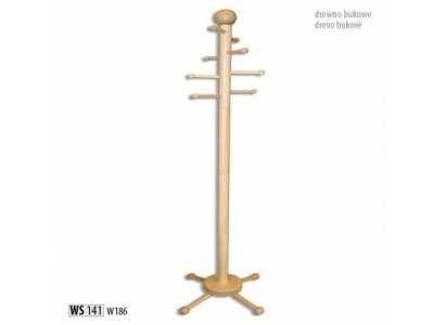 Kleederstänner Kleederstänner Holz Kleederstaang Design Garderob mat 8 Haken