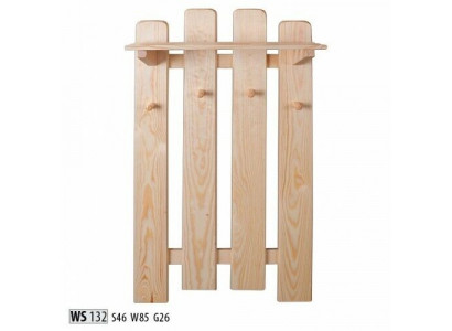 Massivholz Garderobepaneel Kiefer massiv Wandhänggarderobe Flur Holz Nei