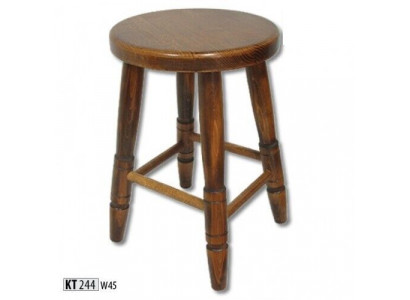 Hocker Holzhocker Sëtzhocker Iesszëmmerhocker Buche Holz Massiv Braun 46 cm