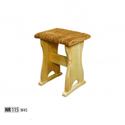 Hocker Holzhocker Schemel Holzschemel Massiv Kiefer NEI Handaarbecht Sëtzbank Nei
