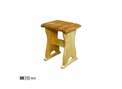 Hocker Holzhocker Schemel Holzschemel Massiv Kiefer NEI Handaarbecht Sëtzbank Nei
