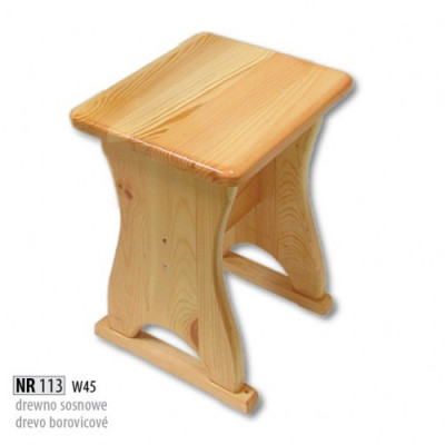 Hocker Holzhocker Schemel Holzschemel Massiv Kiefer NEI Kichenstull Sëtzbank