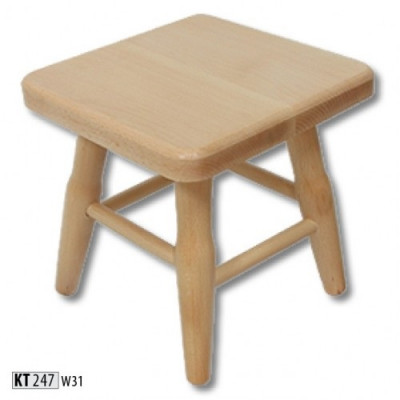 Hocker Holzhocker Schemel Massiv Buche Stull Sëtz-Hocker Echt Holz Massiv Nei