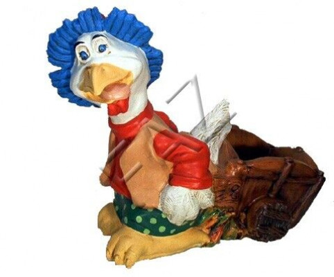 Design Ente Figur Statue Skulptur Figuren Skulpturen Dekoratioun Deko Neit c361a