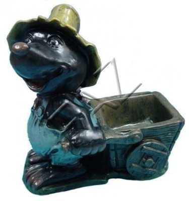 Design Maulwurf Vaas Design Skulptur Statue Statuen Figuren Dekoratioun Nei Figur