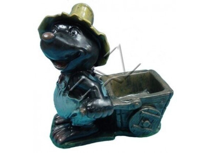Design Maulwurf Vaas Design Skulptur Statue Statuen Figuren Dekoratioun Nei Figur