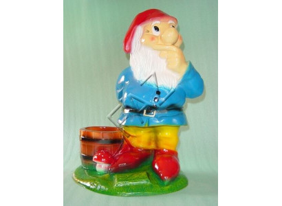 Design Zwerg Figur Gaart Statu Skulptur Figuren Skulpturen Dekoratioun Deko Nei