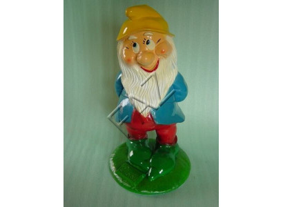 Zwerg Figur Gaart Statue Skulptur Figuren Skulpturen Dekoratioun Deko Nei 47 cm