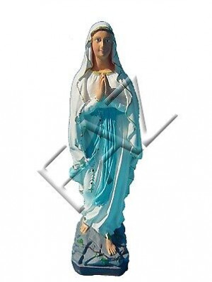 Mamm Maria Figur Gaart Statu d'Skulptur Figuren Skulpturen Dekoratioun Neit