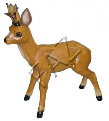 Hirsch Figur Gaart Statu Skulptur Figuren Skulpturen Dekoratioun Statuen 55cm