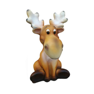 Hirsch Rentier Dekoratiouns Déier Figur Wanterdekor Héicht 34 cm Elch Dekoratioun Figuren Nei