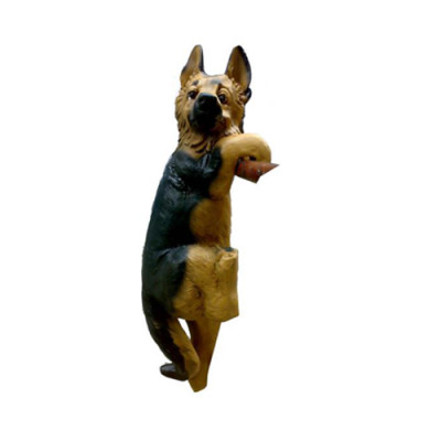 Deko-Figur Statue Skulptur 28 cm Figuren Statuen Skulpturen Gaart Hond (A147)