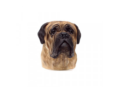Dekofigur Statu Skulptur 35 cm Figuren Statuen Skulpturen Bull Dog Büst A182