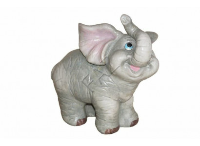 Design Elefant Figur Statue Skulptur Figuren Skulpturen Gaart Dekoratioun Deko