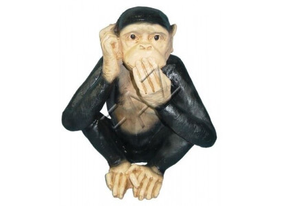 Design Affe Figur Statu Skulptur Figuren Skulpturen Gaart Dekoratioun Deko