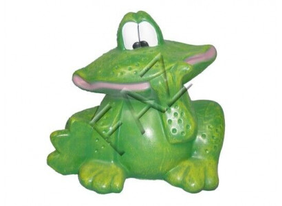 Design Frosch Figur Gaart Statu Skulptur Figuren Skulpturen Dekoratioun Nei