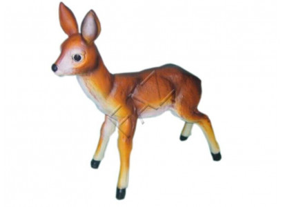 Hirsch Figur Gaart Statu Skulptur Figuren Skulpturen Dekoratioun Deko Statuen