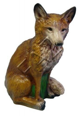 Design Fuchs Figur Gaart Statu Skulptur Figuren Skulpturen Dekoratioun Deko